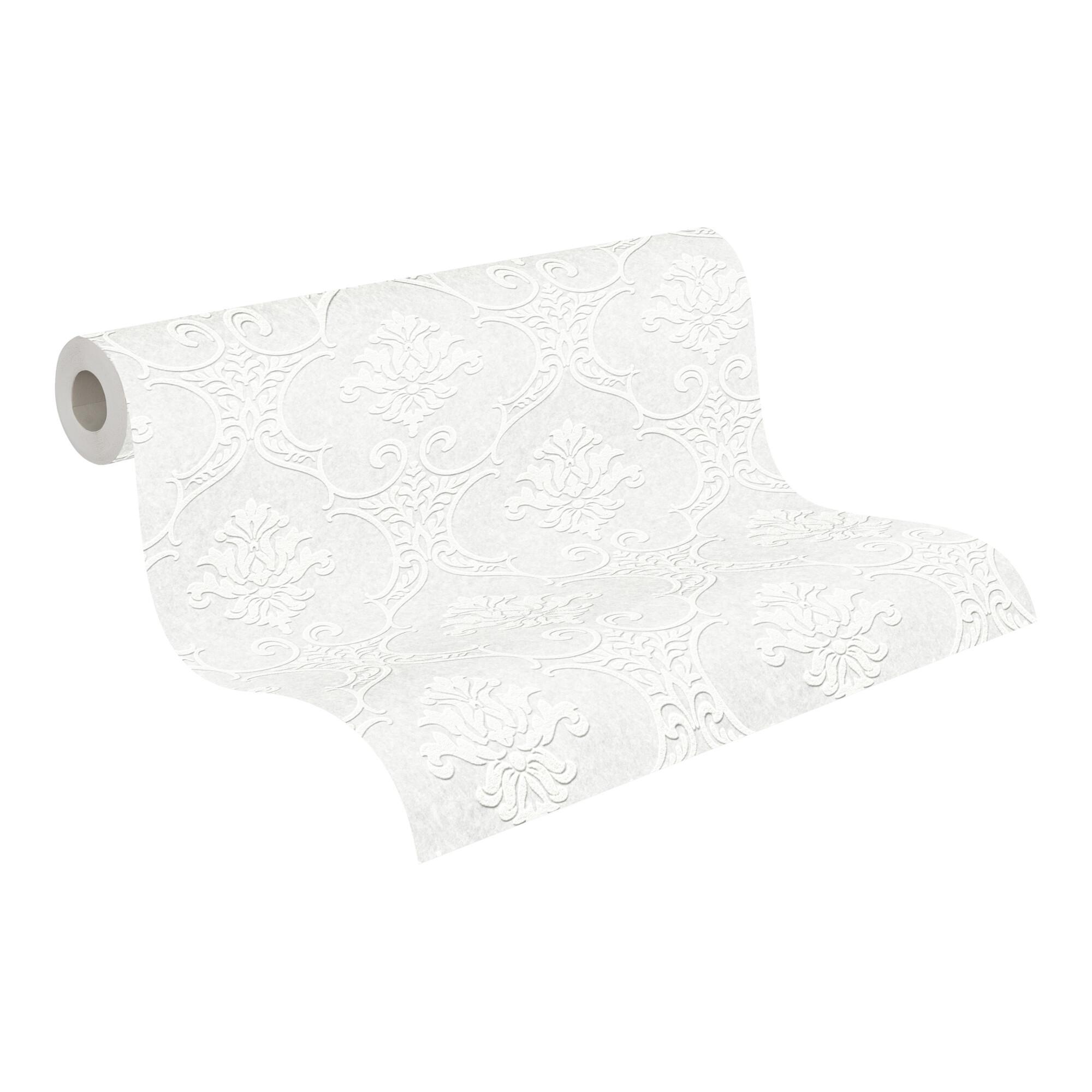 A.S. Création Vliestapete Meistervlies Pro 25 x 1,06 m 3D Ornamente überstreichbar (354771)