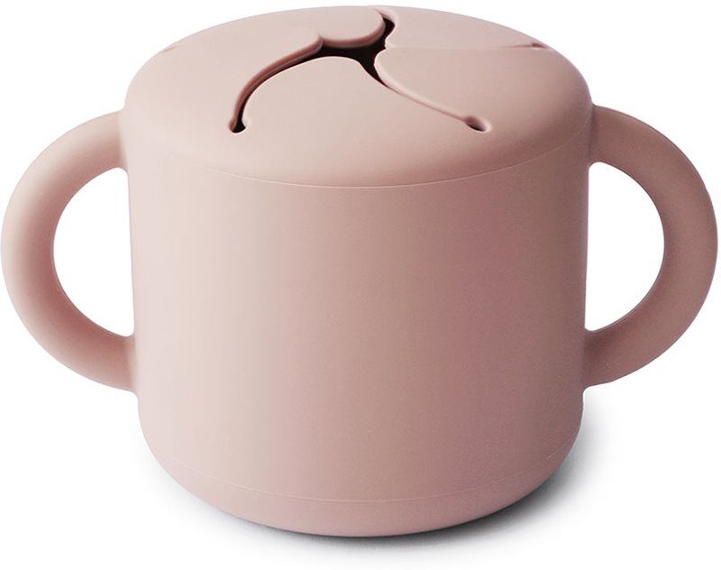 Mushie Baby Snack Cup Cup for snacking Blush 1 pc