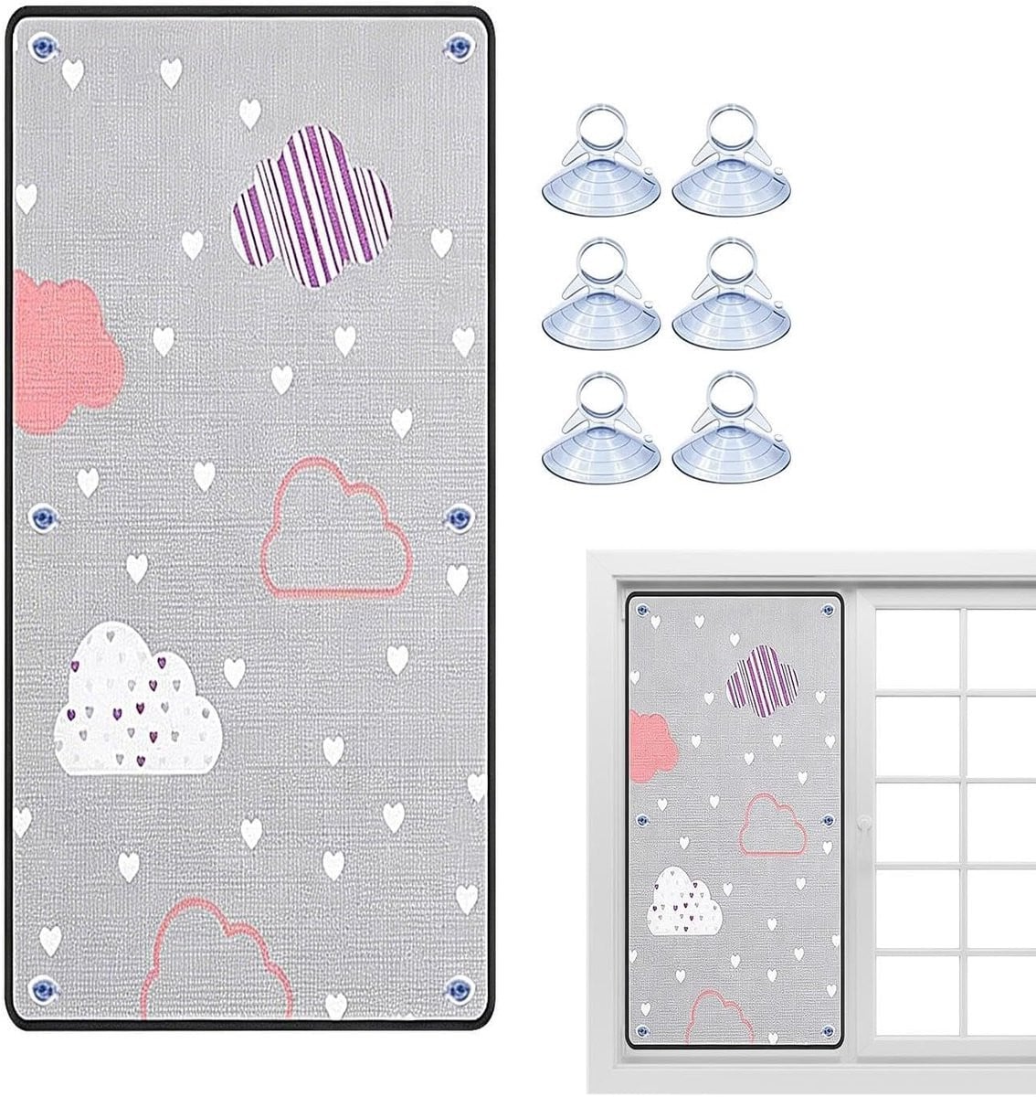 Zwarte Raamfolie voor Zonwering en Privacy, 30 x 100 cm
