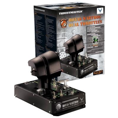 THRUSTMASTER Simulations-Controller "Hotas Warthog Dual Throttle", schwarz, Spielecontroller