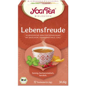 YogiTea Tee Lebensfreude, BIO, Kräutertee, 30,6 g, 17 Beutel