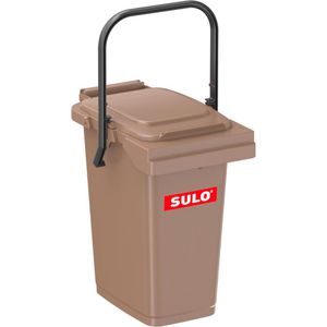 Sulo Mülleimer MB25 1068934, braun, aus Kunststoff, 25 Liter