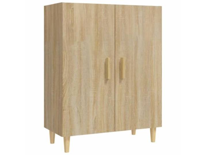Kaorsrow Sideboard Sonoma-Eiche 70x34x90 cm Beistellschrank Holzwerkstoff Kompakter Kommodenschrank mit 2 Türen für Wohnzimmer und Flur, stabile Ablagefläche und integrierter Umkippschutz.