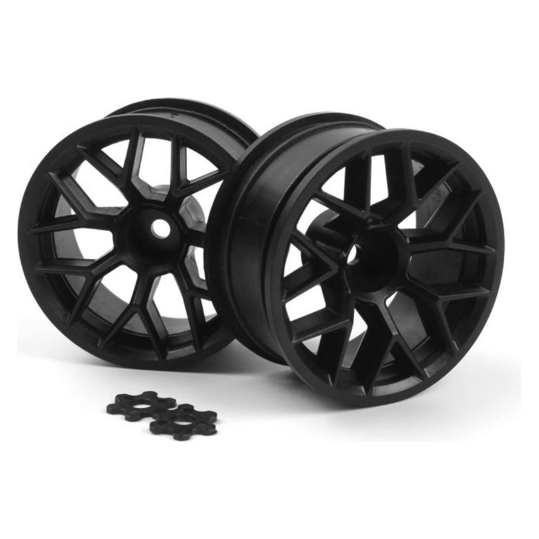 HPI RTR WHEEL 26MM BLACK 6MM OFFSET (Pr) (HPI160400)