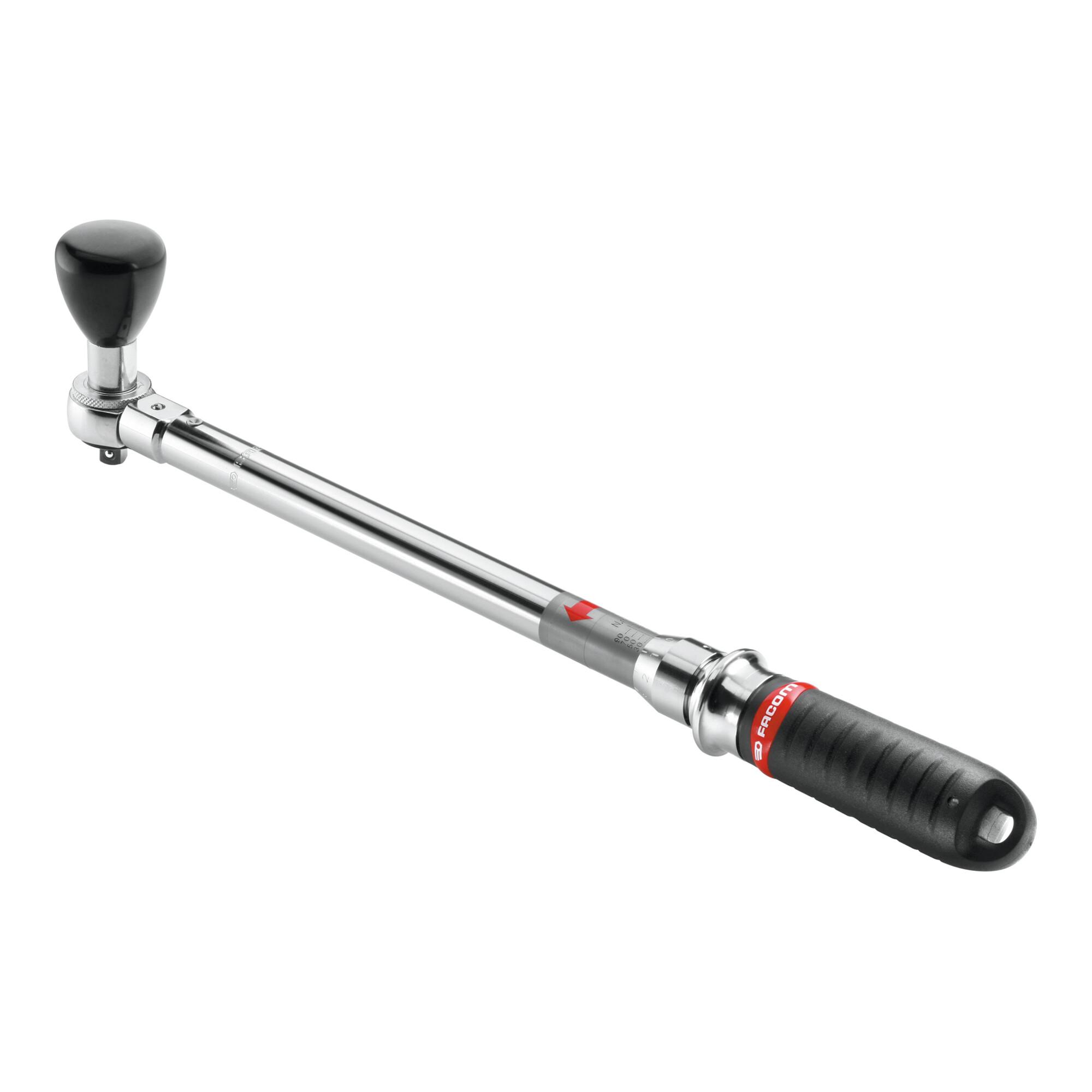 Facom Drehmomentschlüssel mit abnehmbarer Knarre R.372 automatisch auslösend 5 - 25 Nm (R.306A25)