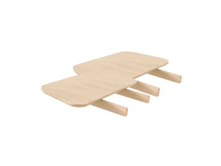 Livetastic Ansteckplatte, Natur, Holz, Bambus, vollmassiv, 78x2.5x40 cm, Esszimmer, Tische, Ansteckplatten