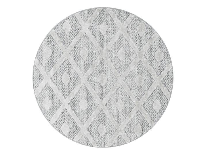 Hochflorteppich Pisa rund Typ H Ø 160cm Grau