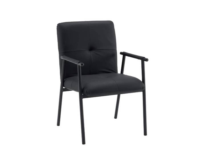 Lifea Flex - Polsterstuhl Schwarz