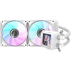 Darkflash Tech Darkflash DV240S CPU liquid cooling (white), CPU Wasserkühler, Weiss