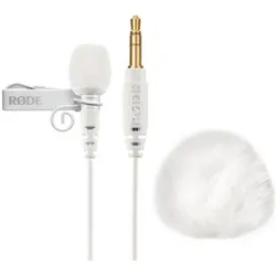 RØDE Lavalier GO Weiss Mikrofon mit Windschutz Weiss, Mikrofon
