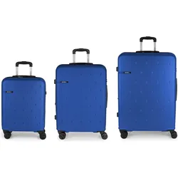 Gabol Juego 3 4-Rollen Kofferset 3tlg., Koffer, Blau