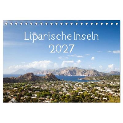 Liparische Inseln (Tischkalender 2027 DIN A5 quer), CALVENDO Monatskalender