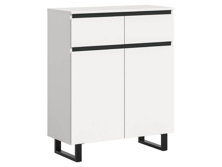 Tomasa buffet 2 portes\, 2 tiroirs blanc.