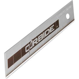 Stanley Cuttermesser-Klingen Abbrechklinge, 18mm Hartmetall mit Carbide-Beschichtung, 10 Stück
