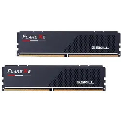 G.Skill RAM Gskill D5 6000 32GB C30 Flare X5 K2 (2 x 16GB, 6000 MHz, DDR5-RAM, DIMM), RAM, Schwarz