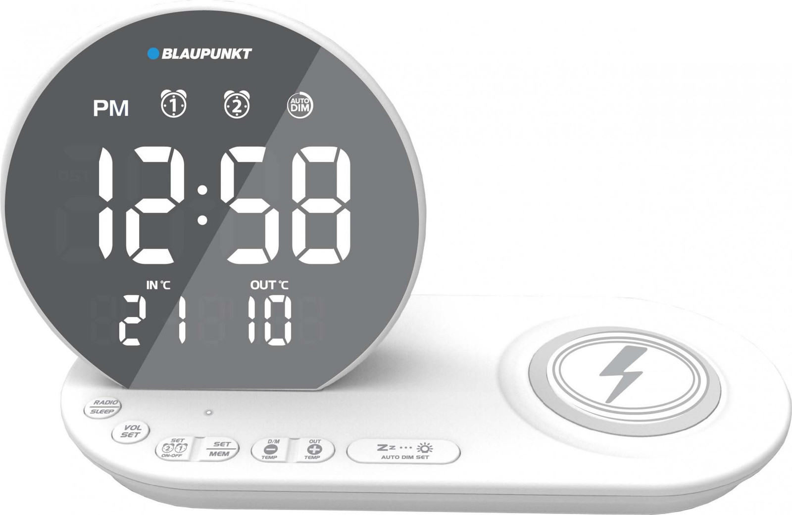 Blaupunkt CR85WH Oplaadbare radio-wekker
