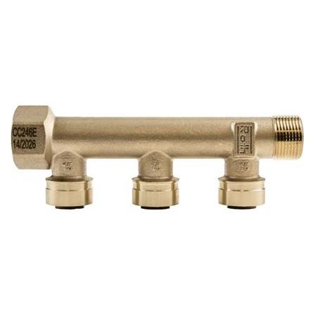 Roth Quickpush Bronze Fordeler 3 X 15mm (10596831)