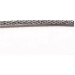 Pösamo, Seil, Drahtseil Psamo 4 mm Stahl verzinkt Meterware (130 m)