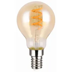 Trio LED-Birnenform E14 / 4 Watt Glas