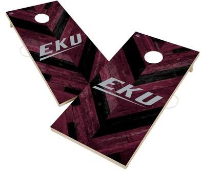 Skip's Garage Eastern Kentucky University Colonels Cornhole Board Set