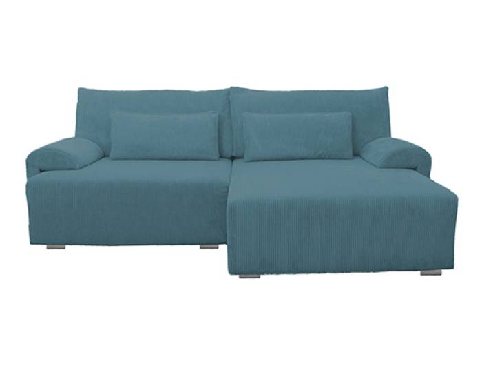Canapé d'angle convertible et réversible Bully Bleu - Basika