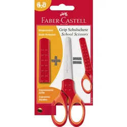 FABER CASTELL Schulschere Grip 181550 rot