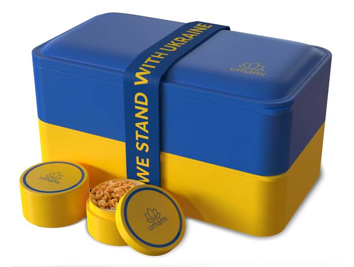 Lunchbox Original M Blau & Gold Limited Edition Ukraine 1200 ml