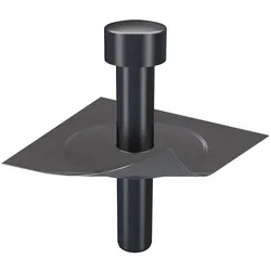 Wohnraum Be-/Entlüfter DN 75 mit Bitumenmanschette für Flachdach
