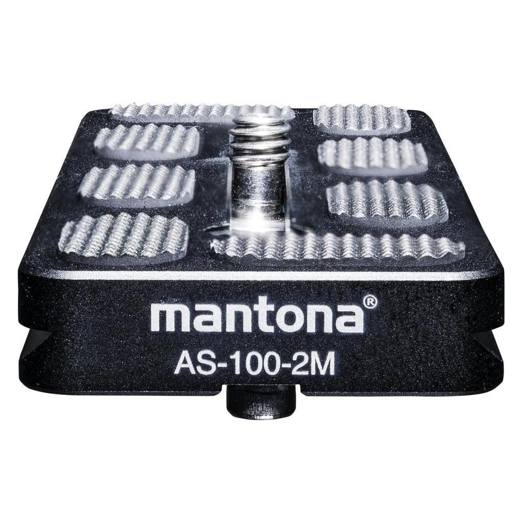 mantona AS-100-2M (Stativ Schnellwechselplatte) (21464)