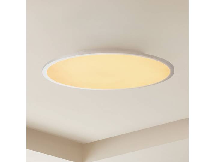 Narima Deckenleuchte CCT Ø60 White/Silver - Lindby - Küche - Modern - Kunststoff - Rund
