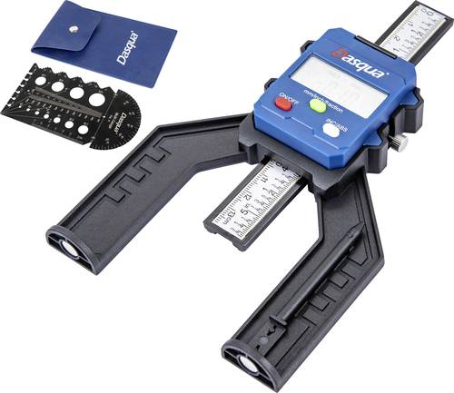 Dasqua 2605-0015 + 8511-0060 Messuhr (L x B x H) 155 x 115 x 35mm mit digitaler Anzeige 80mm Ablesung: 0.05mm