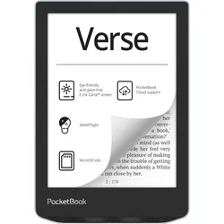 PocketBook Verse (6", 8 GB), eReader, Schwarz, Blau