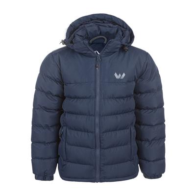 Outdoorjacke WHISTLER "Carseno Jr.", Kinder, Gr. 152, blau (dunkelblau), 100% Polyester, kariert, normal, ohne Ausschnitt, Jacken Outdoorjacke, mit wasserabweisender Eigenschaft