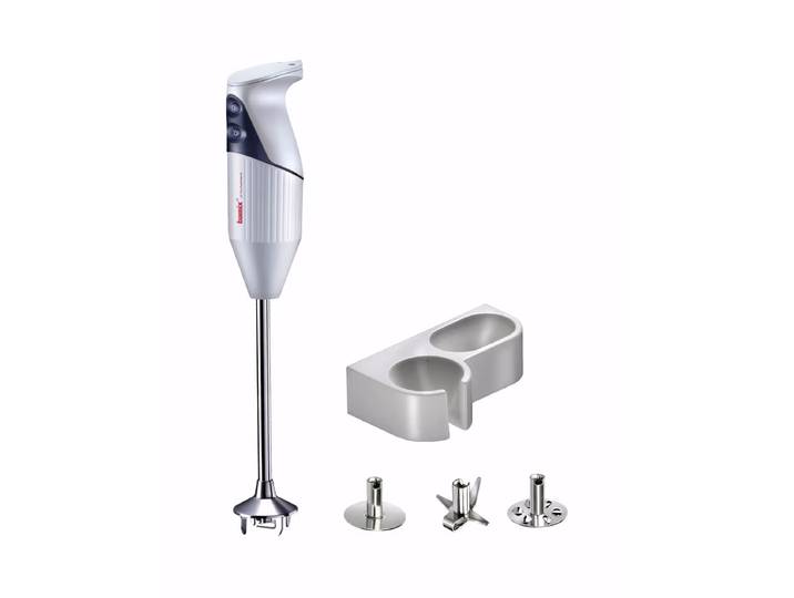 Bamix GASTRO 350 Gastro Stabmixer – Gastro Aufschnittmaschine, Mixer & Küchenmaschine – grau
