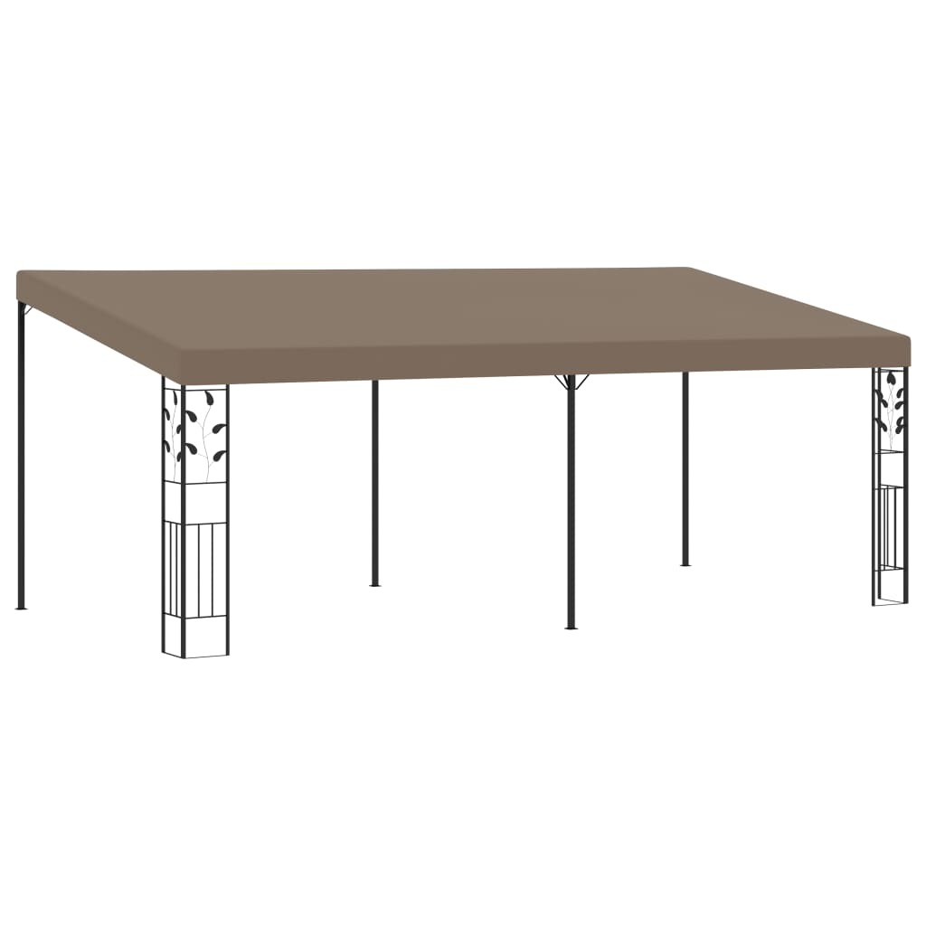 Wand-Pavillon 6x3x2,5 m Taupe