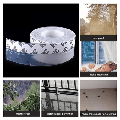 Weather Stripping Door Seal Strip High Transparency 35mm