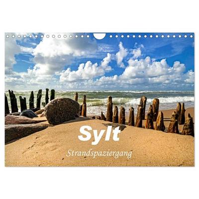 Sylt - Strandspaziergang (Wandkalender 2026 DIN A4 quer), CALVENDO Monatskalender