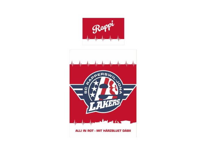 Bettwäsche Scrj Lakers rot-weiss