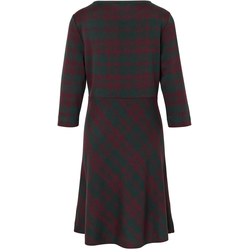 Tchibo - Kariertes Jacquard-Kleid - Damen - Gr. M - dunkelgrün/jacquard