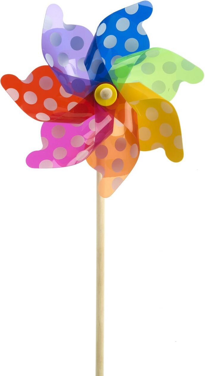 TrendLine Deko Windrad Ø 32 x 74 cm bunt