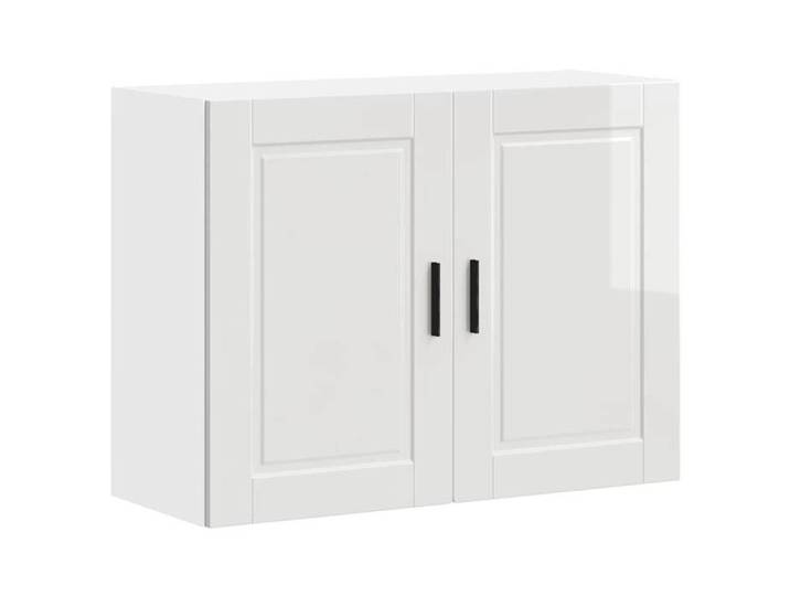 Blanc Armoire murale de cuisine - HUABLBO - Porto blanc brillant bois ingénierie &909