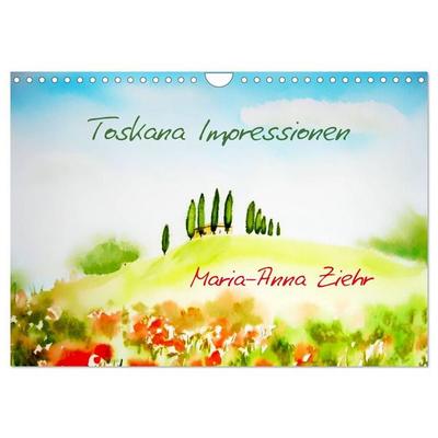 Toskana-Impressionen (Wandkalender 2027 DIN A4 quer), CALVENDO Monatskalender