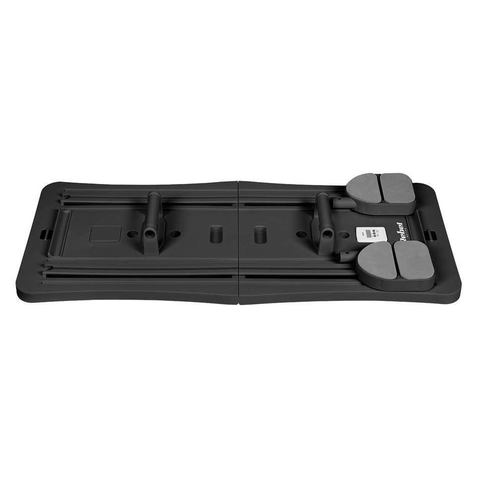 Rebel Domowy zestaw do pilates, wielofunkcyjny przyrząd do ćwiczeń fitness 9 w 1, kolor czarny (RBA-3069-BK)