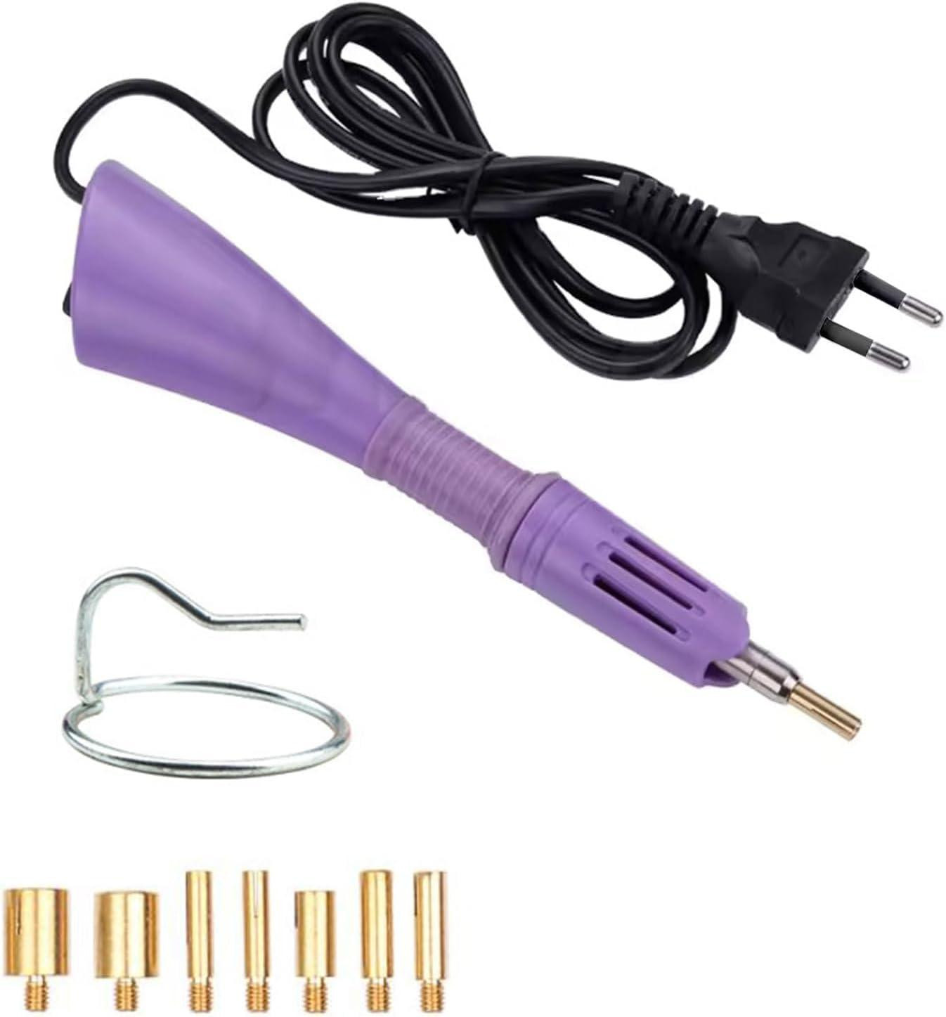 Reparatieset met warmtepistool voor textiel, 216°C, met EU-stekker en ergonomische handgreep