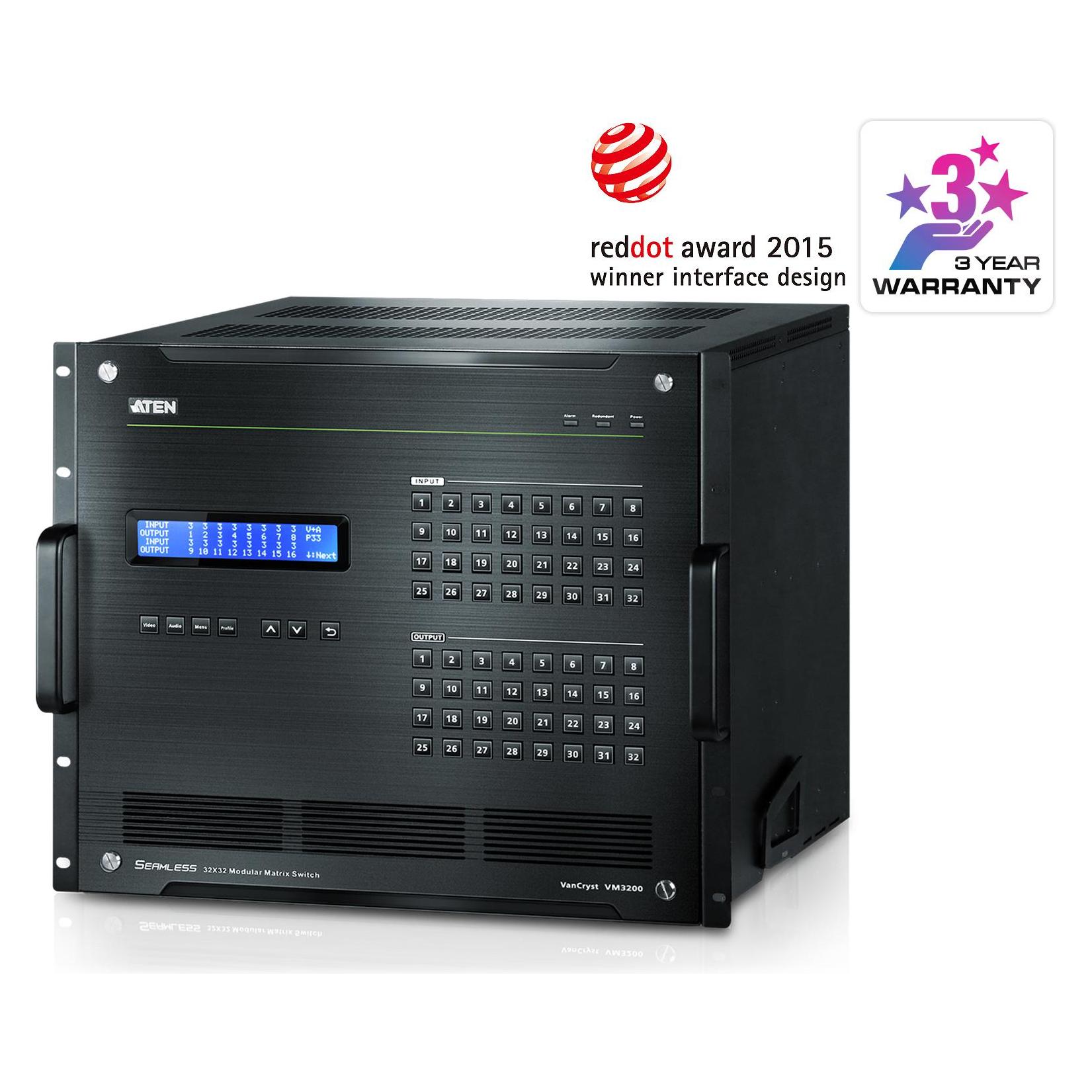 Aten Digital Modular Matrix û Chassis Only / 9U - High (VM3200-AT-G)