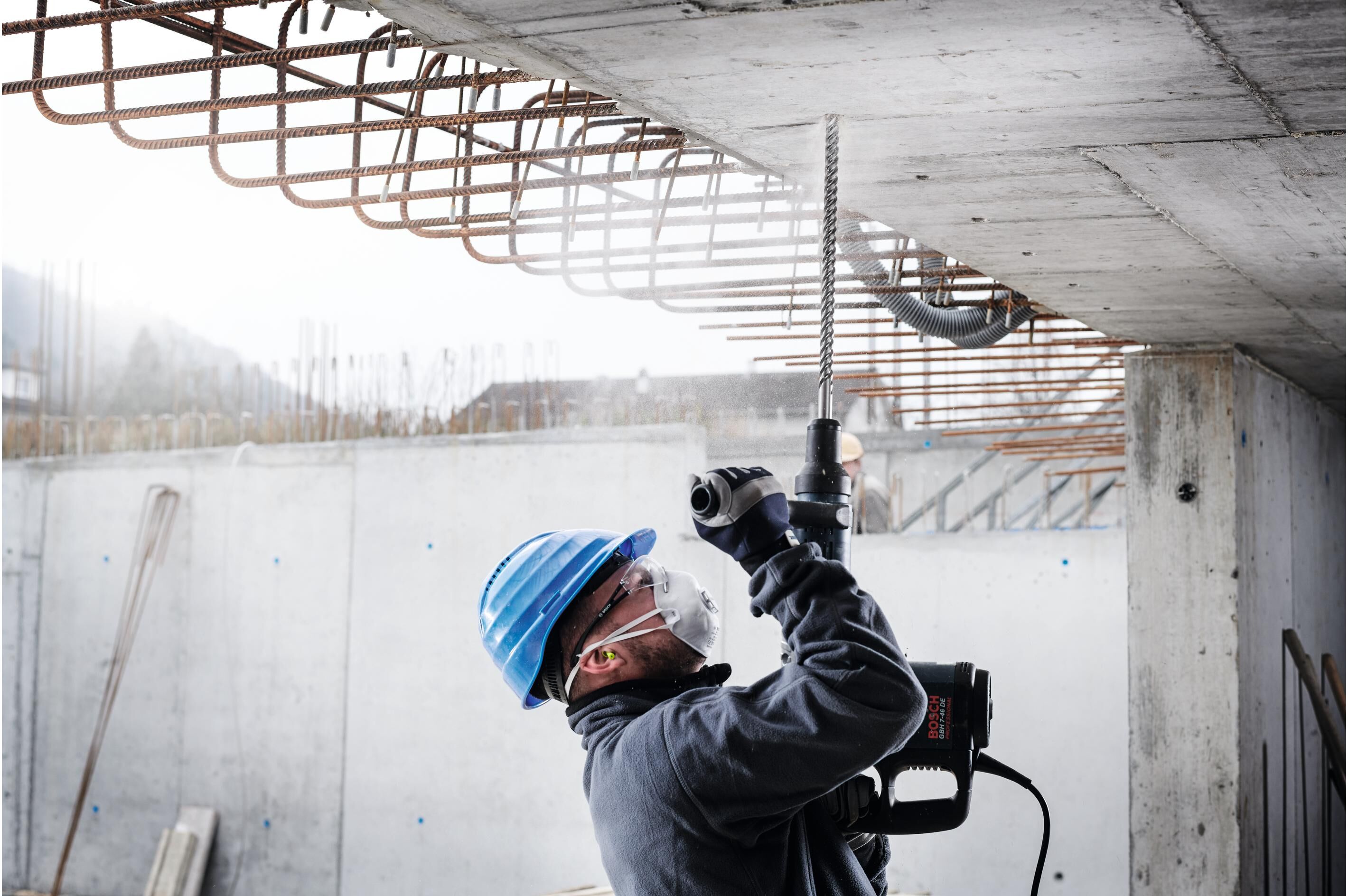 Hammerbohrer BOSCH PROFESSIONAL "SDS max-8X", silber, Bohrer, Hammerbohrer silber Einheitsgröße