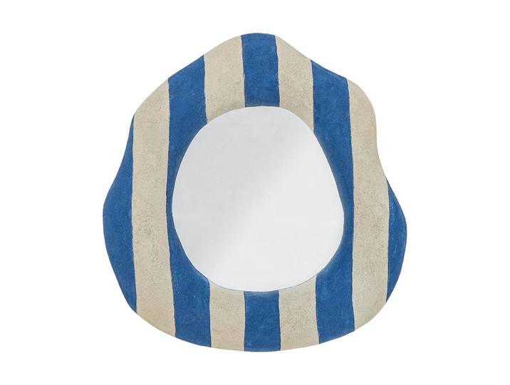 Bloomingville Miroir mural Travis 39,5x38,5 cm Bleu