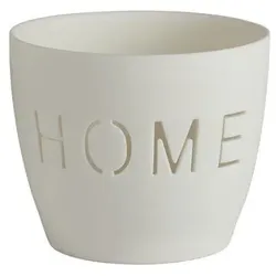 Agra Windlicht Home Porzellan weiß