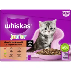 Whiskas Whiskas Multipack Junior Klassische Auswahl in Sauce 4x1.02 kg