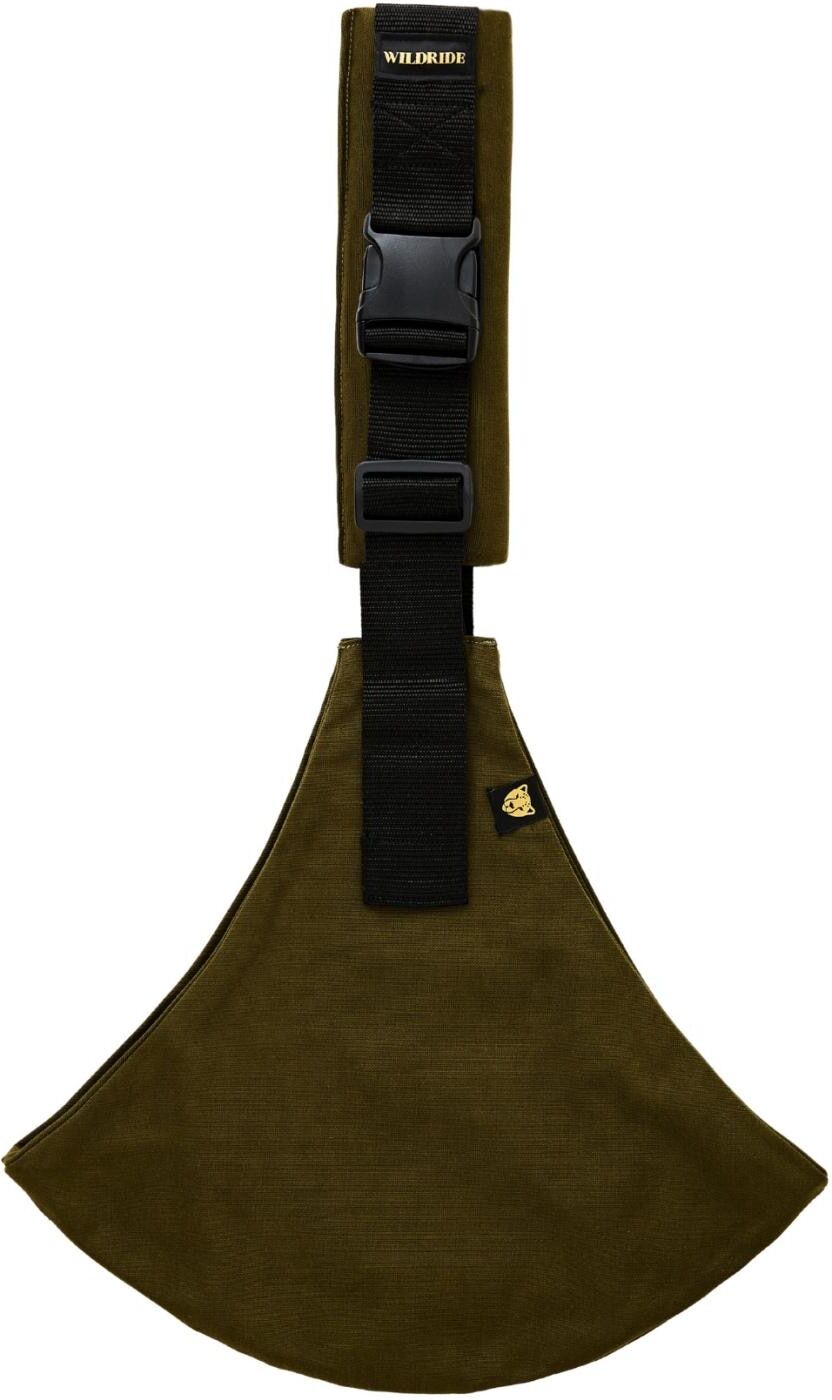 WILDRIDE Portabebé bandolera colección Main. Verde militar niño